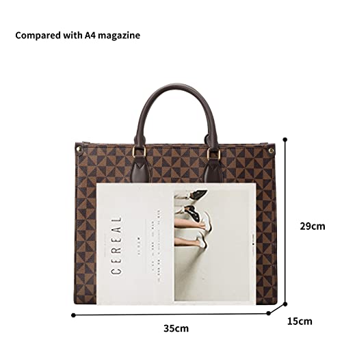 Handbags For Women Large Tote Purses Designer Shoulder Bags Top Handle Satchel Fashionable Leather Handbag (White) #TOP4
