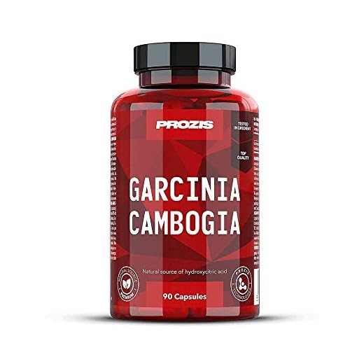 Prozis 100% Extracto puro de Garcinia Cambogia 90 Cápsulas 62g, Suplemento de HCA