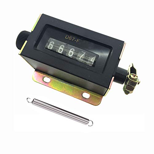 Yxq D67-F Pull Counter 5 Digits Mechanical Resettable Manual Hand Spring Pulling Stroke 0-99999 #TOP29