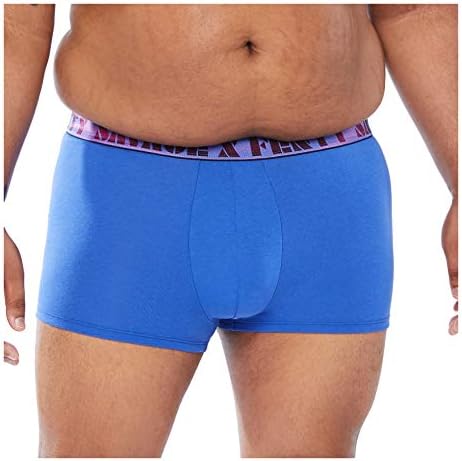 Savage X Fenty Men S Boxer Trunks Iridescent Wb Blue Cyber Cafe Large Amazon Co Uk Clothing