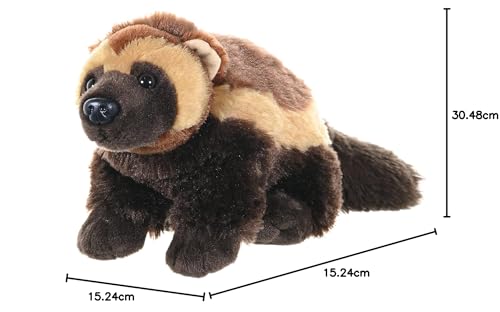 Wild Republic Wildschwein Plüschtier, Cuddlekins Kuscheltier, Stofftier, 30 cm, Braun, 12'