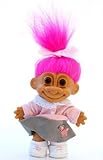 5Star-TD My Lucky 1950's Poodle Skirt 6' Troll Doll (Hot Pink Hair)