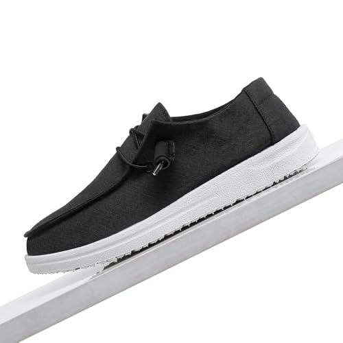 Image of betyswear Womens Loafers Women Shoes Casual Slip-On Canvas Shoes Breathable Lightweight Boat Shoes for Women