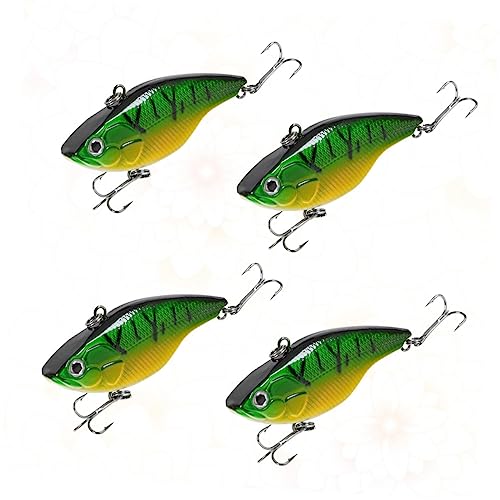 BCOATH 8 Peças Iscas De Pesca Wobble Iscas De Metal Colheres De Pesca Iscas Enfrentar Anzóis De Pesc