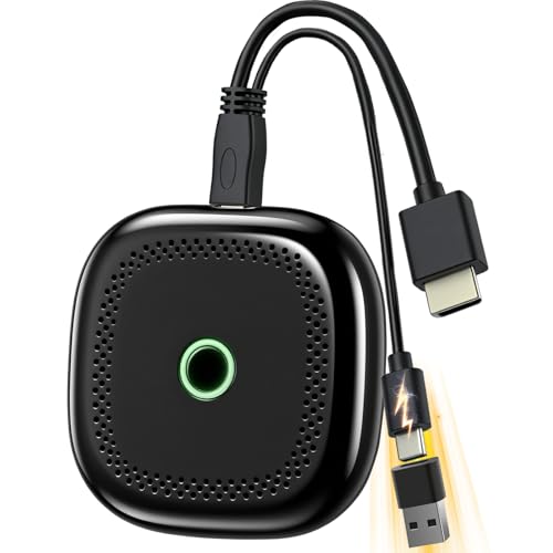 MaDual CX HDMI ~[LXg 0.01bx 1080P/4K 5.8G+2.4GfAohΉ ǔő15m` ^ iOS/Android/Windows/Mac OSX}[gtH/^ubg/PC̉ʂe