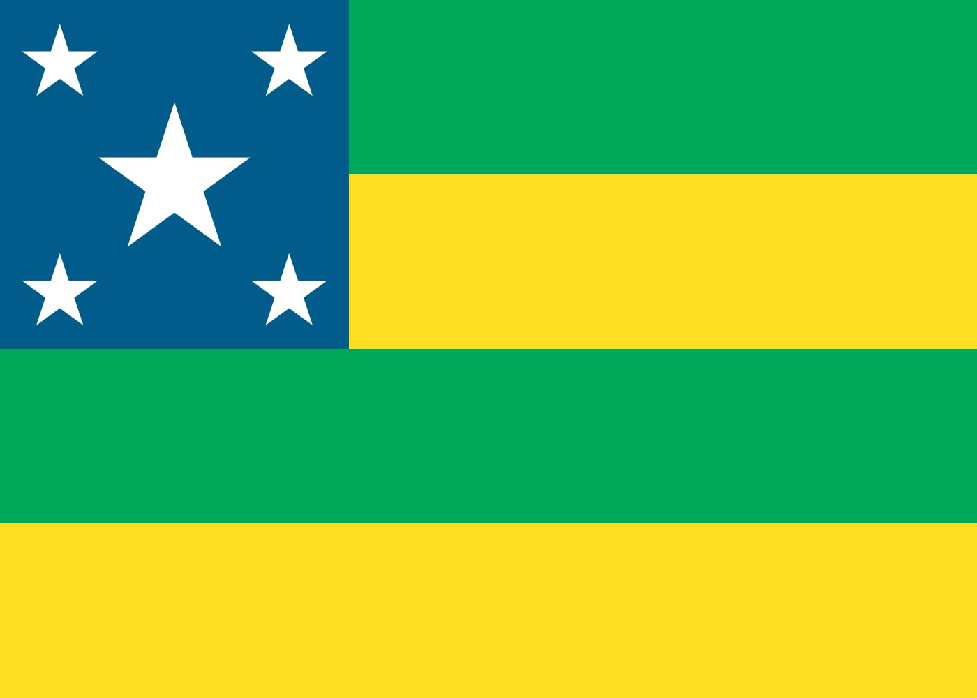 Drapeau Sergipe 3.75m² de qualité supérieure pour mât