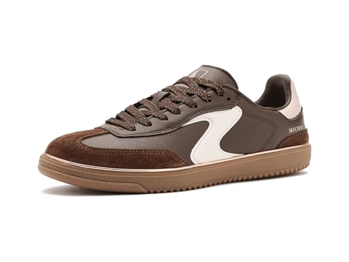 Skechers Hotshots Living Luxe baskets marron rose femme taille 5.5 confort urbain