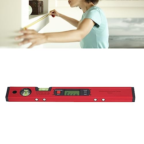 Regla digital de nivel 400mm con display LCD y base magnética miniatura 5