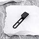 Create idea 2 Stück Festklingenclip mit Schrauben Und Unterlegscheiben Kompatibel mit Kydex Ulticlip 85x15 Mm Schwarz