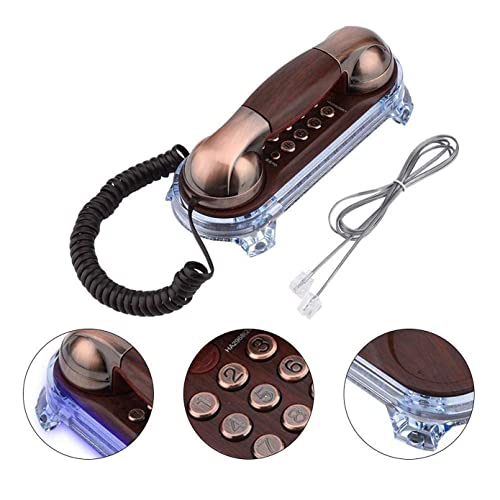 ShreeVoke-Landline-Telephone-for-Office-Home-School-KX-T777-Corded-Phone-LAN-Wire-Support-System-Basic-Calling-Phone-with-Light-Indicator