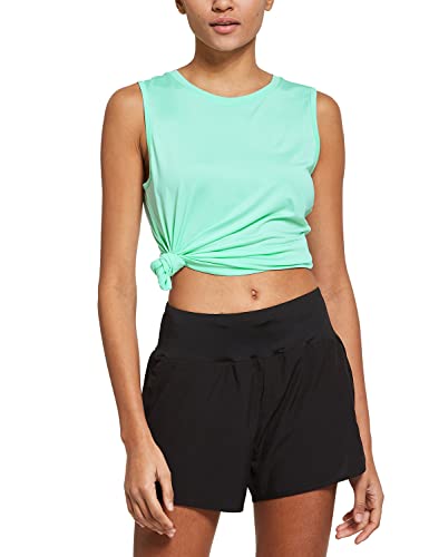 Image of baleaf Women's Workout Tank Tops Sleeveless Quick Dry Running Shirts Lightweight Loose Fit for Yoga Athletic Gym