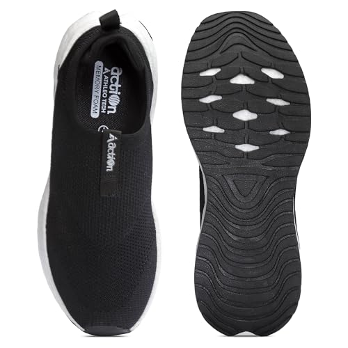 Image of Action | Athleo | TURBO-510 | Men's | Lace-Up | Running | Shoes | Trendy | Lightweight | Comfortable | Durable | Sports | Shoes