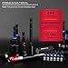 80-Piece Premium Magnetic Impact Nut Driver Set Metric & SAE with Socket Adapters, Bit Holder, Wing Nut Driver, Universal Sockets, Quick Release Extension, Power Bits