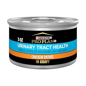Purina Pro Plan Wet Cat Food, Focus, Adult Urinary Tract Health Formula Chicken Entrée, 3-Ounce Can, Pack of 24