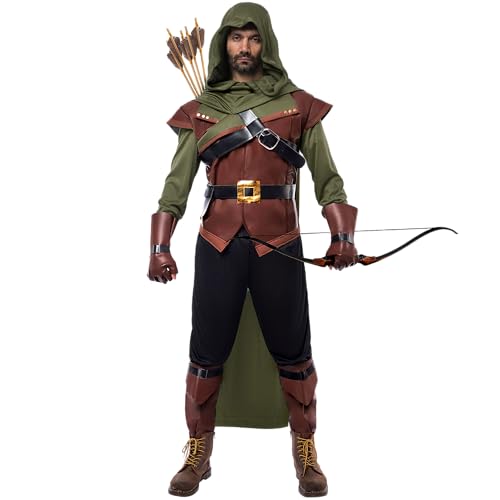 Spooktacular Creations HT-DKWN-2VA9 Renaissance Robin Hood Costume Men Adult thumb #2