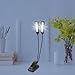 HEATSHAKING Dual Heads LED Clip-on Book Light Cob BBQ Lamp with Adjustable Gooseneck, Portable Reading and Grill Lighting Tool Without Battery