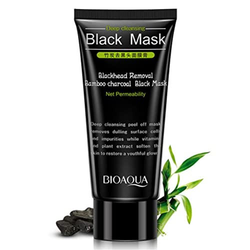 Fashion Makeup Peel-Off Face Masks Deep Cleansing Black Mask 60ML Blackhead Facial Mask Effective Black Mask from Black (2 PCS)