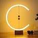 Produktbild Massivholz Heng Balance Lampe, Ellipse Magnetschalter USB Powered LED Lampe, Soft Eye-Care Tischleuchte Dimmbare Nachttischlampen Für Schlafzimmer Wohnzimmer Und Büro Tischlampe