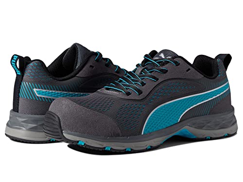 Baskets basses industrielles Puma Fuse Knit pour homme, chaussures de sécurité légères et souples