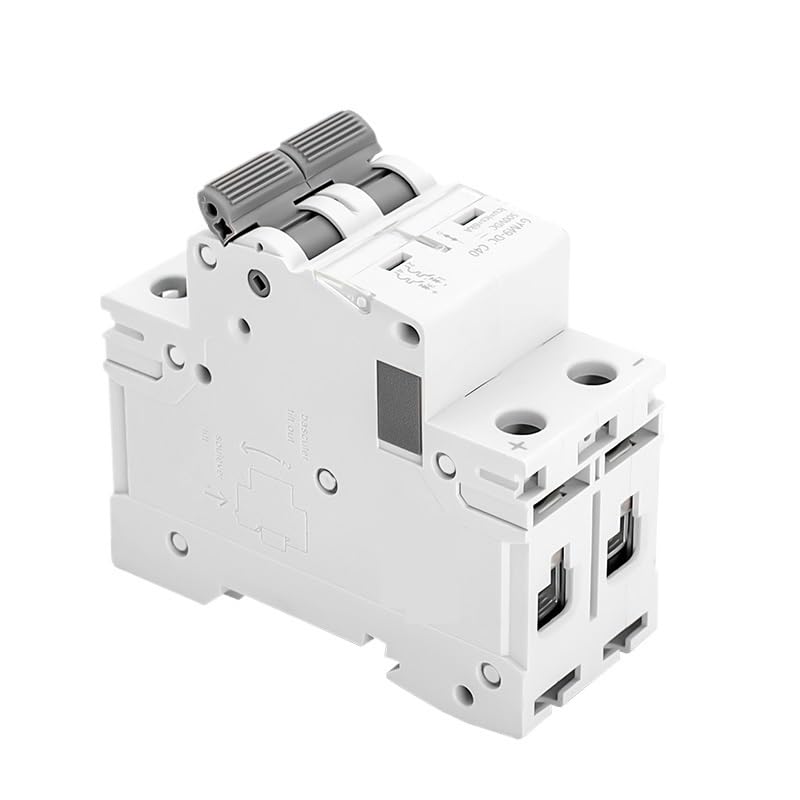 Disyuntor de CC 6KA con protección bipolar de 500V para evitar sobrecargas en líneas 4