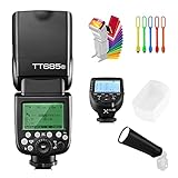 GODOX TT685C E-TTL High-Speed Sync 1/8000s 2.4G GN60 Master Slave Off Flash Speedlite Speedlight...
