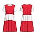 Austrian Flag Print Stylish Summer for Women Maxi Dresses,Flowy,Short Sleeve,with Side Pockets Black