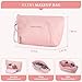 Maelstrom Gym Bag for Women,40L Travel Duffel Bag with Shoes Compartment and Wet Pocket,Waterproof Carry On Weekender Bag,Sport Gym Tote Bags Swimming Yoga, Hospital Holdalls-Pink