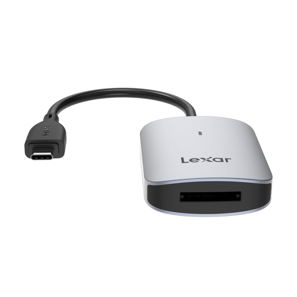 Lexar RW515 Lettore CFexpress Type A & C – Doppia Interfaccia USB-C e USB-A, Velocità Fino a 1700 MB/s, Compatto e Plug-and-Play per Fotocamere Professionali, Windows e macOS