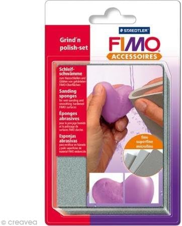 Miniatura 2 de STAEDTLER Fimo Grid'n - Juego de pulimento, gris, Schleifschwämme