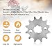Moroxi 420 12T Motorcycle Front Engine Sprocket 17mm Compatible with 125cc140cc 160cc TaoTao Loncin Roketa Dirt Bike,Mini Bike,ATVs,Go Kart Sprocket