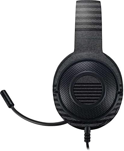 Skinit Decal Skin Compatible with Razer Kraken X Gaming Headset - Skinit Originally Designed Black and Grey Stripes Design