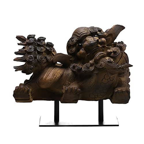 Sculpture imitation bois style chinois ZXQUEGF pour salon élégant