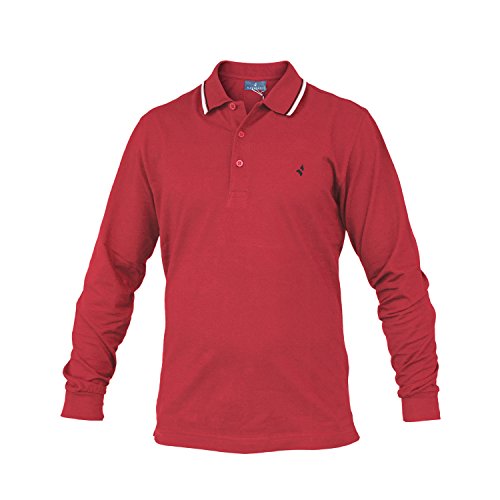 Navigare Polo Uomo Cotone Manica Lunga Nuova