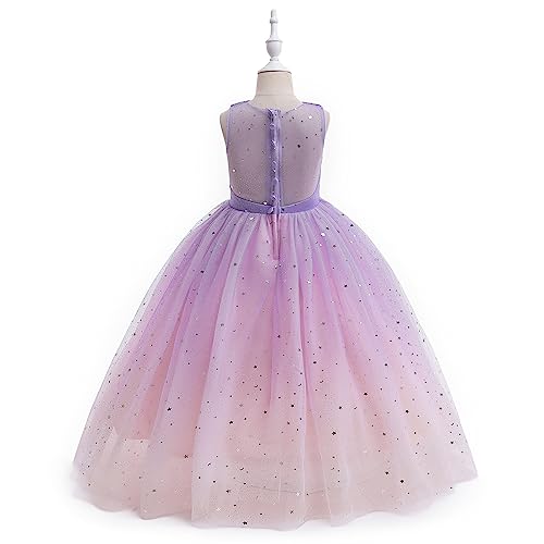 Flower Girls Tulle Dress Bridesmaid Sparkle Wedding Pageant Dresses Princess Birthday Party2