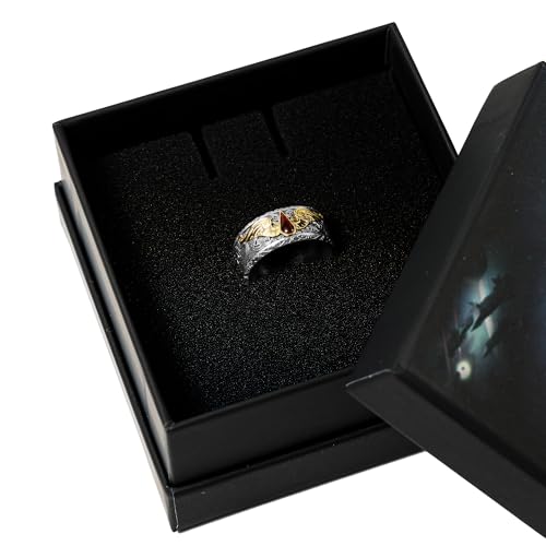 Starforged Blood Angels of Sanguinius Space Marines Men's Fashion Jewelry Gold Rings4