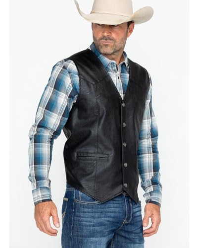 Cody James Men's Deadwood Vest - Cmba17v32-Blk2