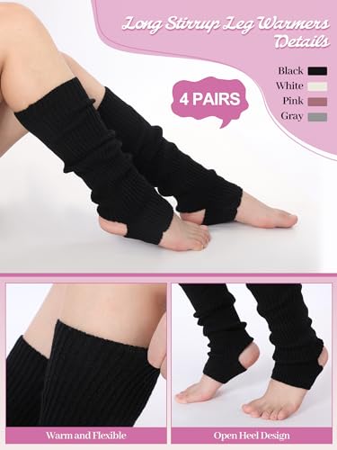 Image of Xtinmee Winter Women Ballet Leg Warmers Knitted