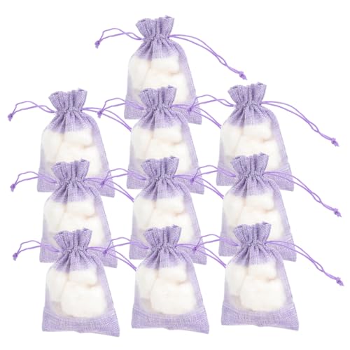 10 bolsas aroma lavanda vacías para decoración miniatura 1