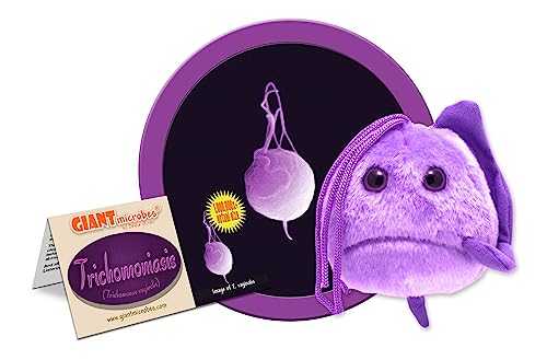 GIANT MICROBES Trichomoniasis Plush – Learn About Health and STIs, Educational Gift for Scientists, Healthcare Experts, Public Health, Doctors, Students and Anyone with a Healthy Sense of Humor