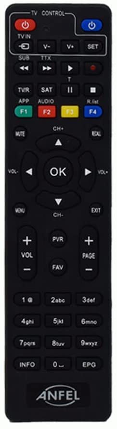 Decoder Digitale Terrestre DVB-T2 HD HEVC H.265 - Zapper Retro TV Con Telecomando Universale