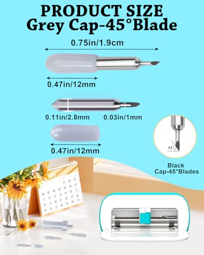 Image of 10 Pcs 45Cutter Blades Compatible with Cricut Joy /Xtra, Paper Cutter Blade