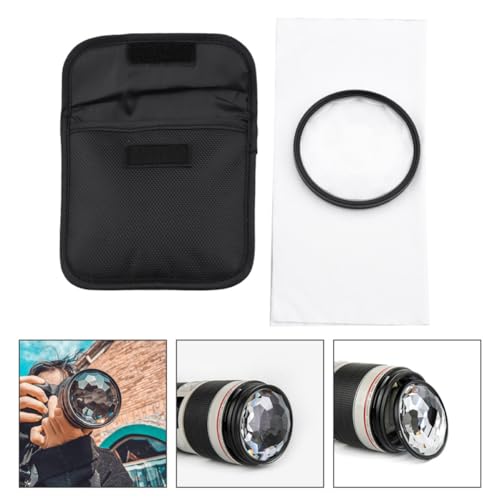 Filtro de vidrio caleidoscopio de 77 mm para fotografía con efectos interesantes 7