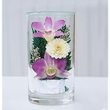 ドライフラワー ガラスアレンジ 想華(そうか)ミニ仏花1個 Dryflower glass arrangement ご自宅用 喪中お見舞い お盆 お彼岸