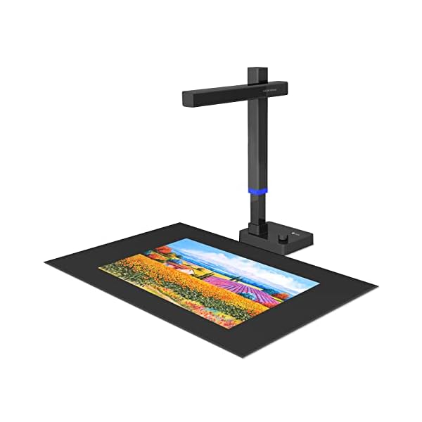 CZUR Shine Ultra Pro 24MP Document Scanner, USB Book Scanner, Portable Document Camera, A3 Large Format Book Scanner, Adjustable Height, Max DPI 440, for Windows & Mac