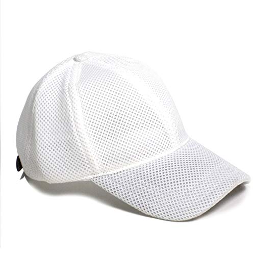Image of lowercase Polyester Full Net /Full Air Mesh Baseball Cap with Curved Visor for Men & Women Free Size and Adjustable Strap