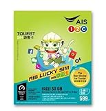 AIS Thailand Traveller SIM cards 30 GB non-stop internet for 15 days