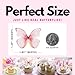 Edible Butterflies with Edible Glitter Kit - Wafer Paper Butterflies for Cakes - Cake Decorations - Cupcake Decorations - Cake Toppers (Rose Petal Pink)