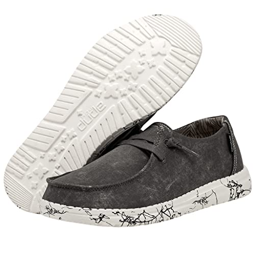 Image of HEYDUDE Women's Wendy Linen | Womens Shoes | Womens Lace Up Loafers | Comfortable & Light-Weight