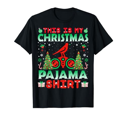 Bird Watching Birdwatcher Christmas Pajama Shirt Christmas Camiseta