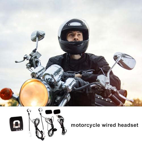 Kit de intercomunicador de motocicleta con soporte de sonido completo y accesorios de clip 3